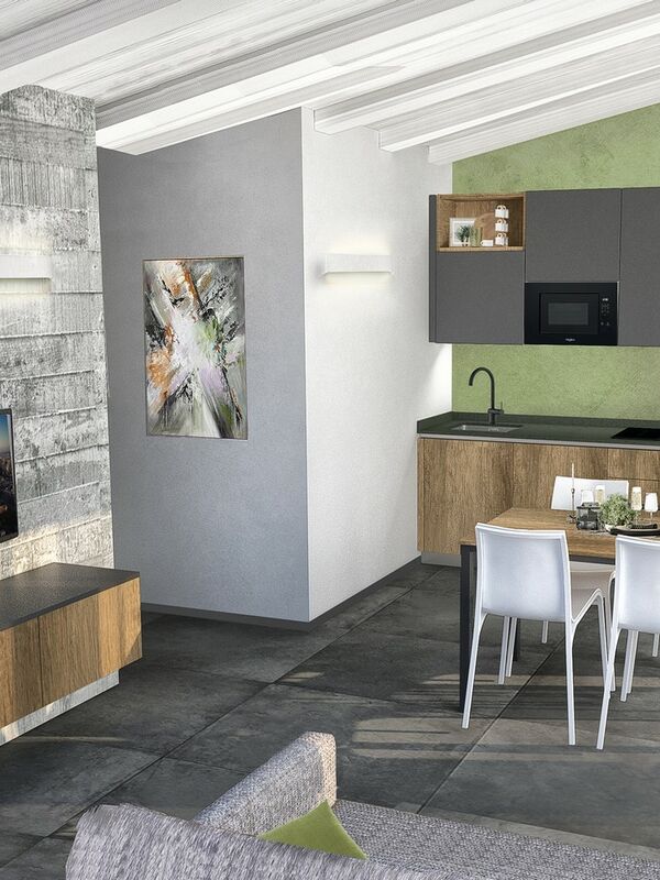 Appartamento Riva (52 mq, 2-6 posti letto) - Luminoso e moderno, con veranda esterna privata.